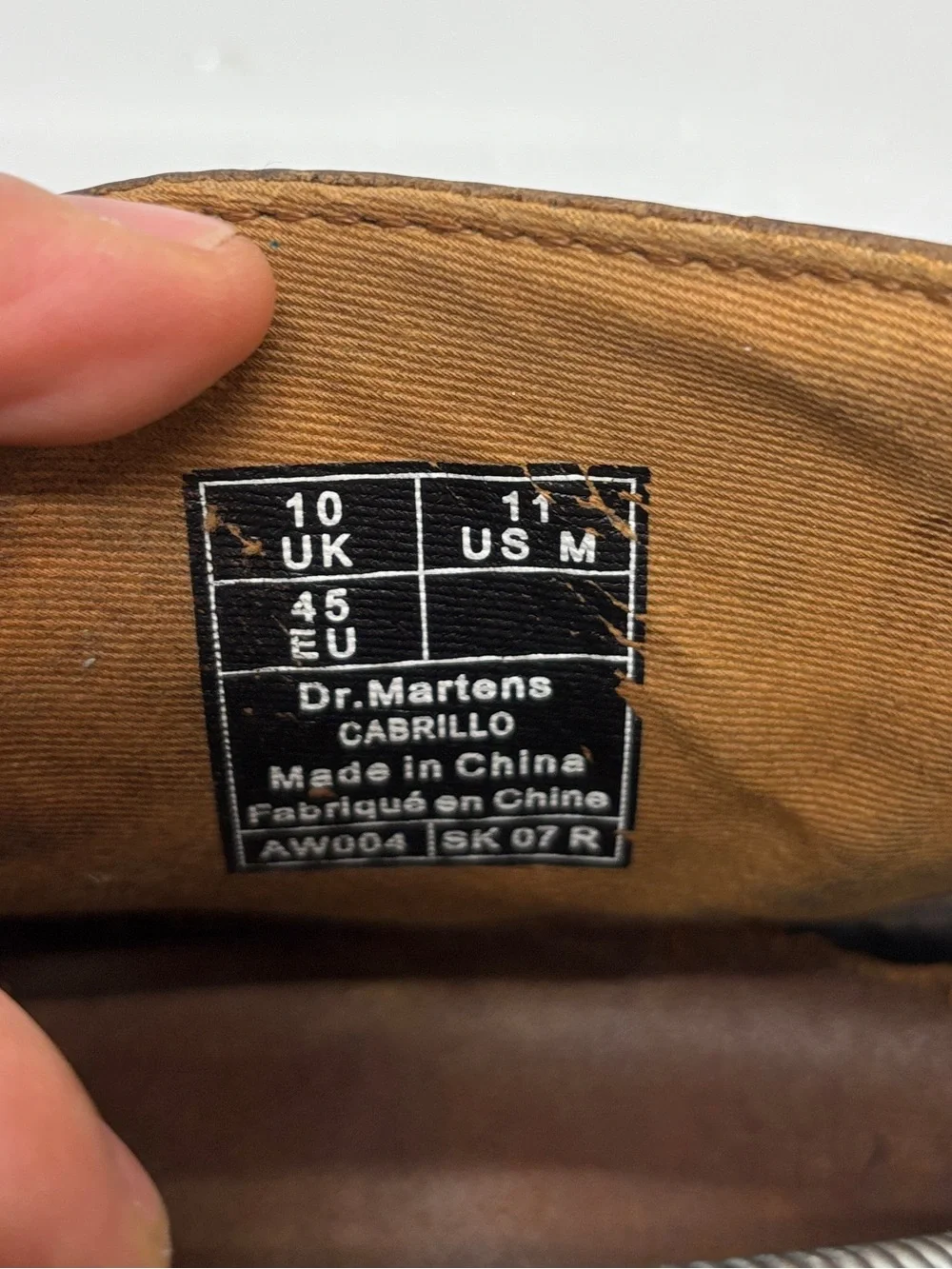 Dr. Martens Cabrillo Brown Leather Chukka Boots Men’s US 11 EU 45 Lace Up Casual